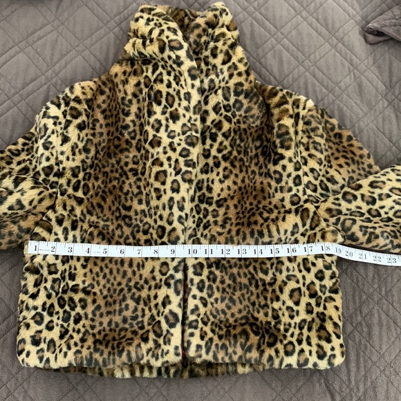 Luii Leopard Faux Fur Jacket size Large - Picture 15 of 17